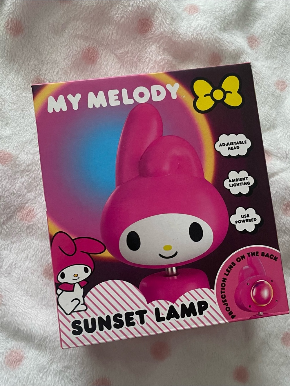 My melody sanrio sunset lamp💝brand new in box!